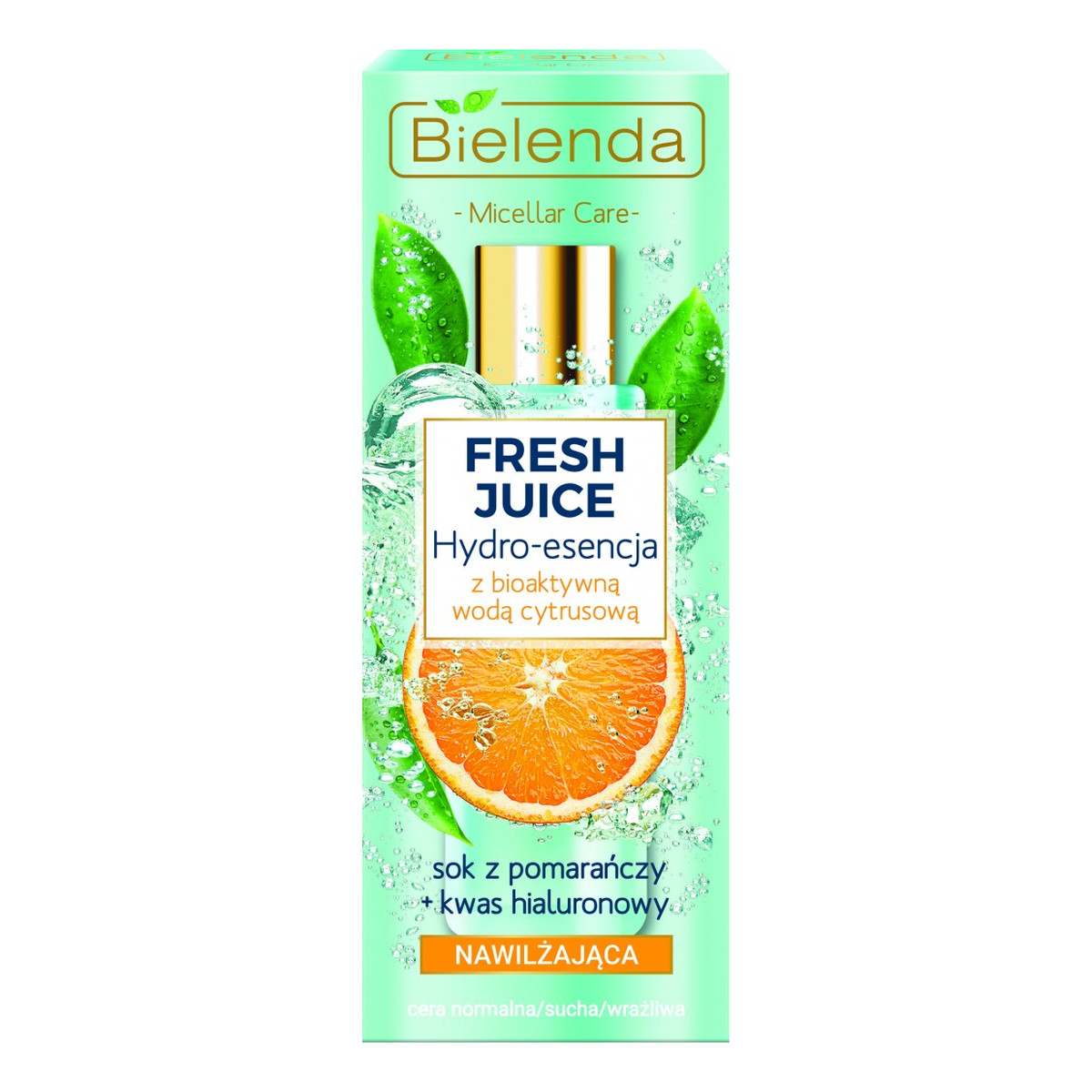 Bielenda Fresh Juice nawilżająca hydro-esencja do pielęgnacji twarzy Pomarańcza 110ml