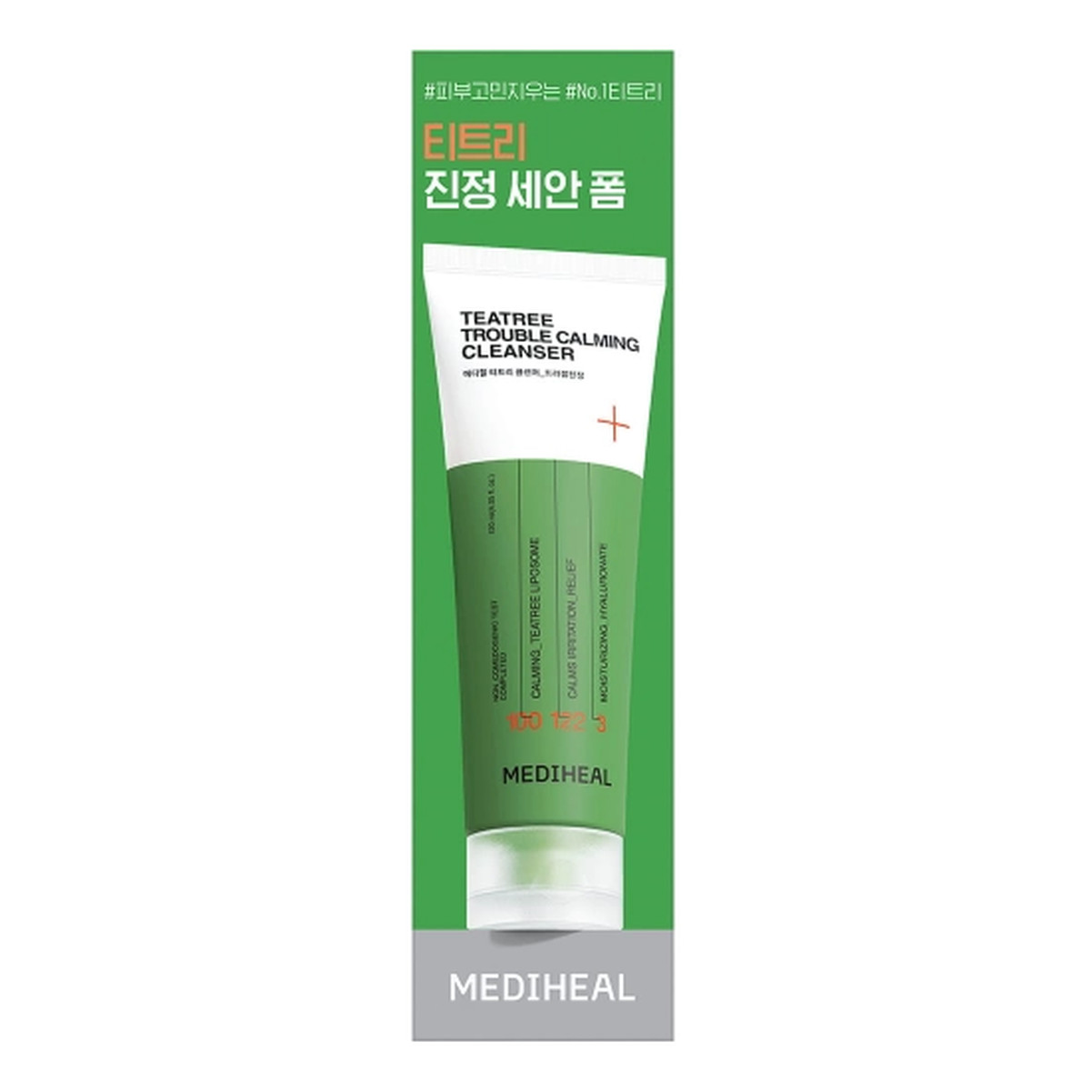 Mediheal Teatree Trouble Calming Cleanser Pianka Oczyszczająca z Olejkiem Drzewa Herbacianego 120ml