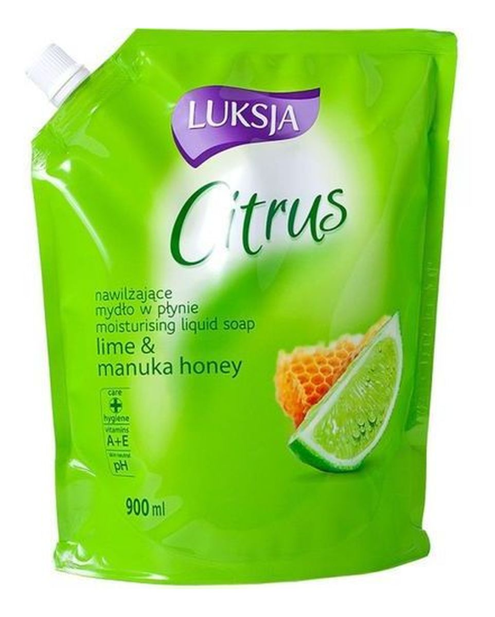 Lime & Manuka Honey Nawilżające mydło w płynie opakowanie uzupełniające