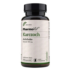 Karczoch Artichoke 4:1 400 mg suplement diety 90 kapsułek