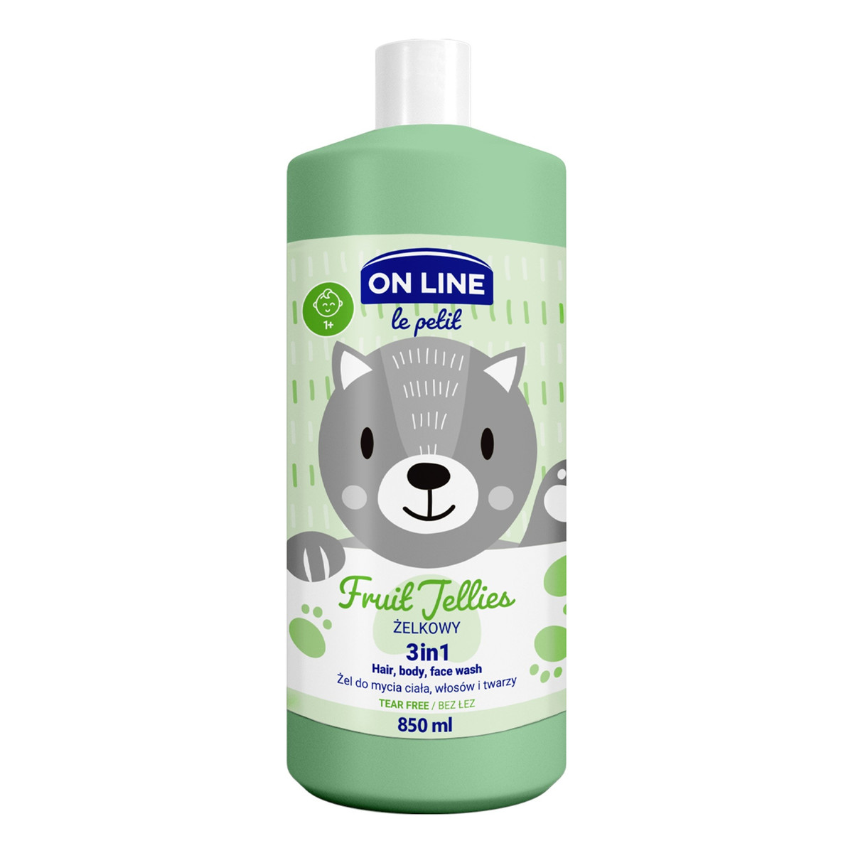 On Line le petit Żel do mycia 3w1 Żelkowy 850ml