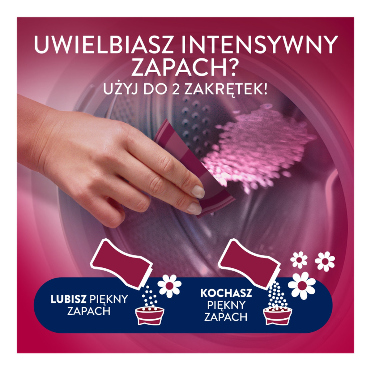 Lenor Perełki Zapachowe Do Prania Rubinowy Jaśmin/Ruby Jasmine 195g