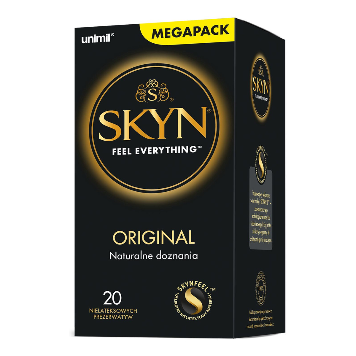 Unimil Skyn Feel Everything Original nielateksowe prezerwatywy 20szt