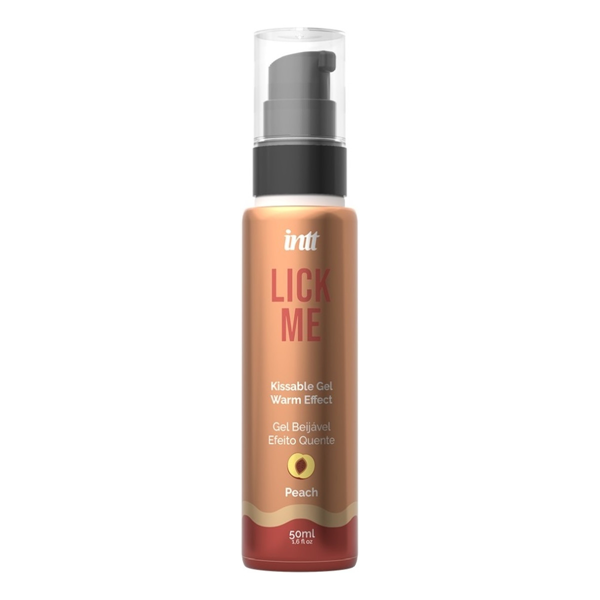 INTT Lick Me żel do seksu oralnego Peach 50ml
