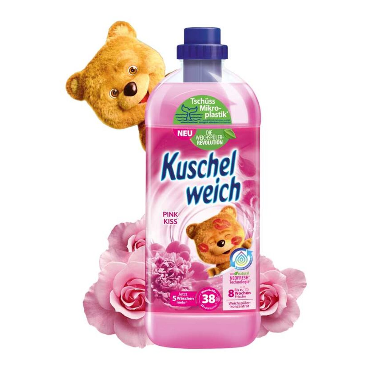 Kuschelweich Płyn do płukania Pink Kiss do 38 prań 1000ml