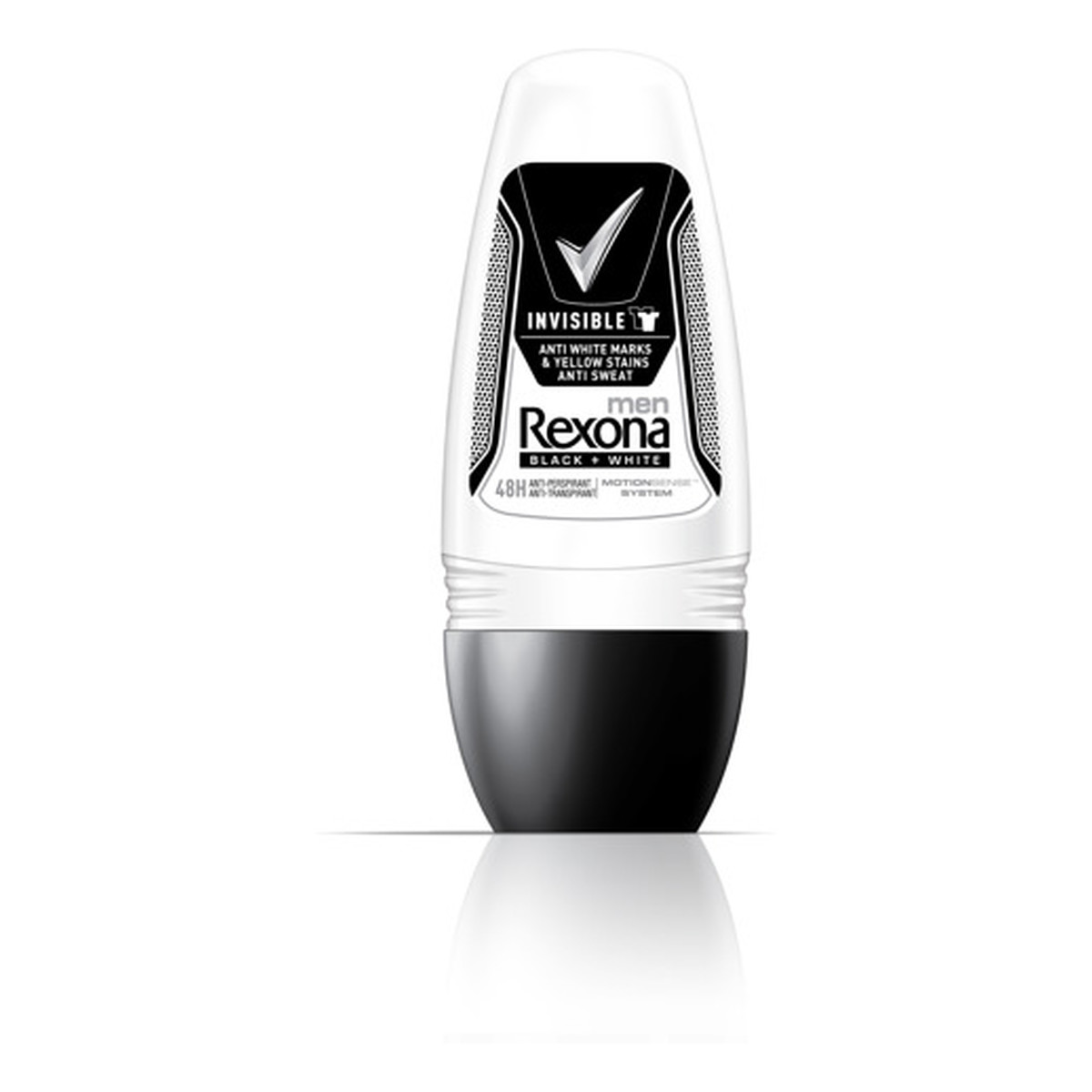 Rexona Men Invisible Black + White Dezodorant roll-on 50ml
