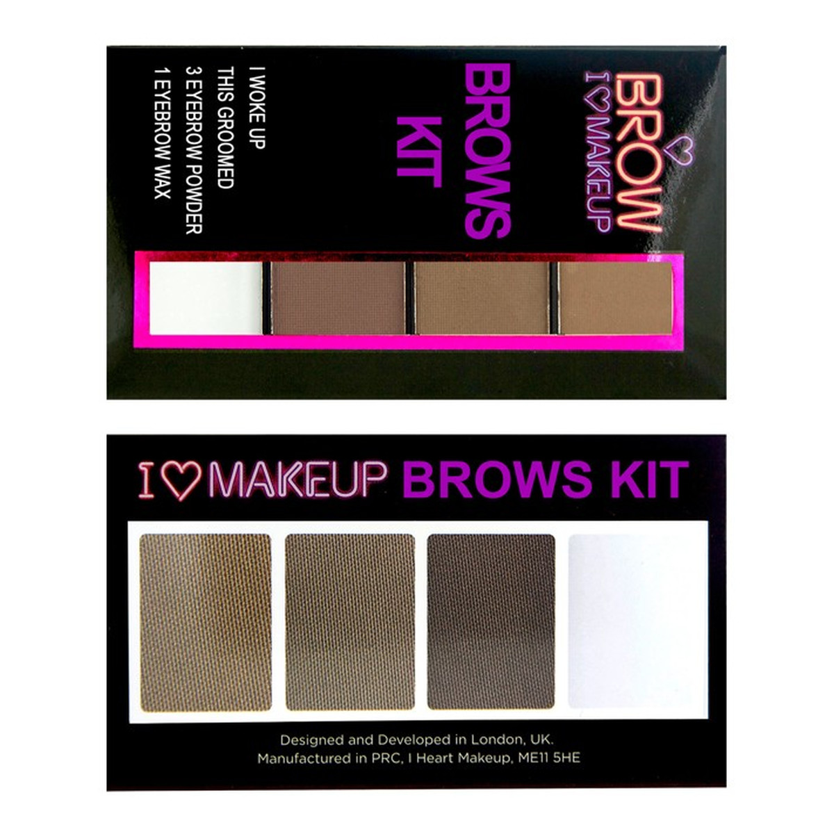 Makeup Revolution Brow Kit I Love Makeup Zestaw Do Stylizacji Brwi 3g