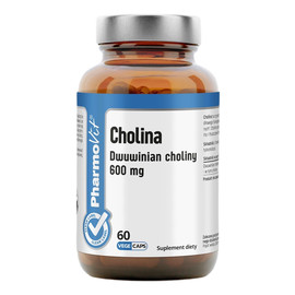 Cholina Dwuwinian Choliny 600 mg suplement diety 60 kapsułek