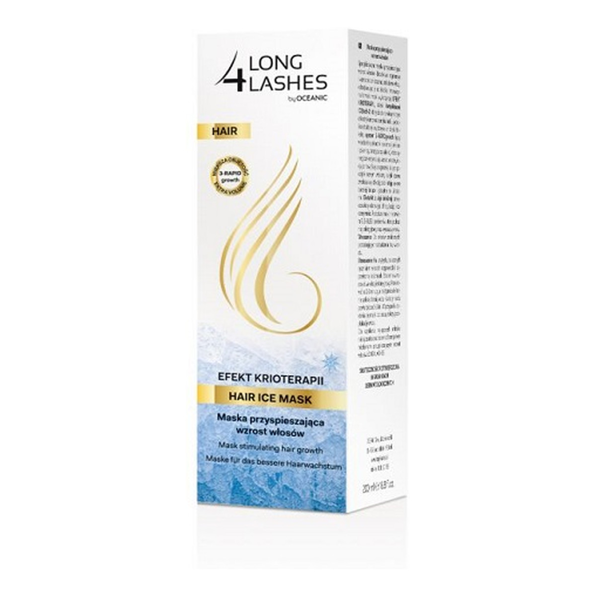 AA Long 4 Lashes Hair Ice Mask efekt krioterapii maska przyspieszająca wzrost włosów 200ml
