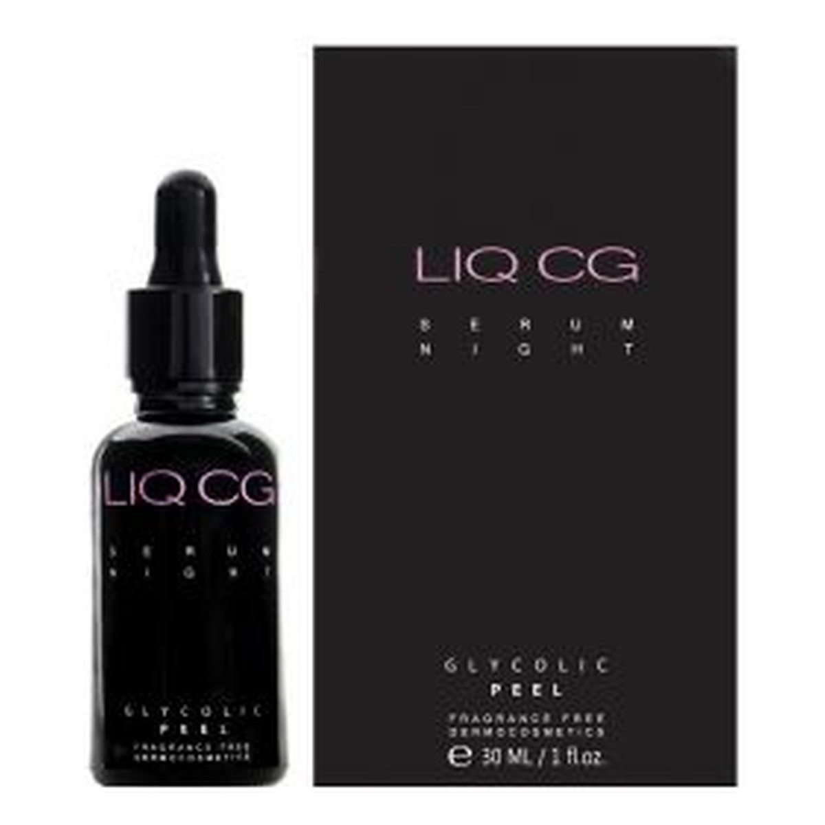 LIQC Dermocosmetic LIQ CG Peel Serum Night Smoothing Concentrate Glycolic Peel 7% Serum do twarzy kwas glikolowy 7% 30ml