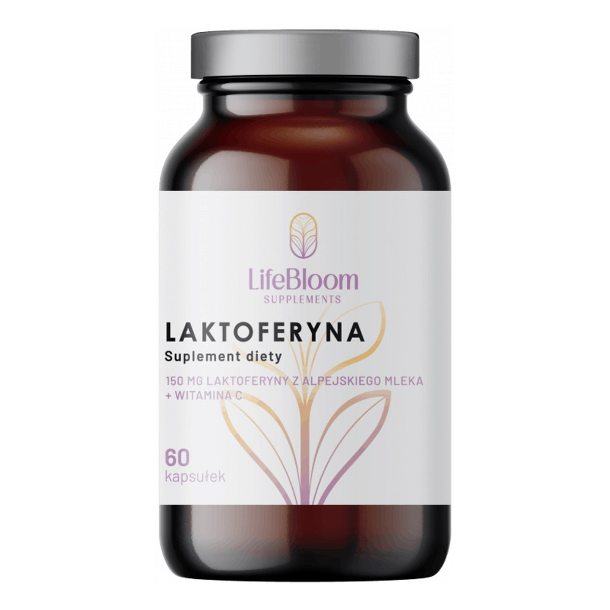LifeBloom Laktoferyna 150mg suplement diety 60 Kapsułek