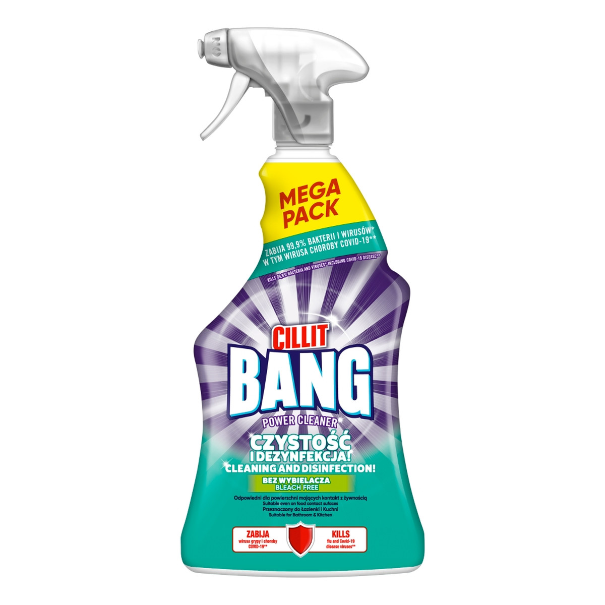 Cillit Bang Power cleaner produkt do czyszczenia łazienki i kuchni 900ml