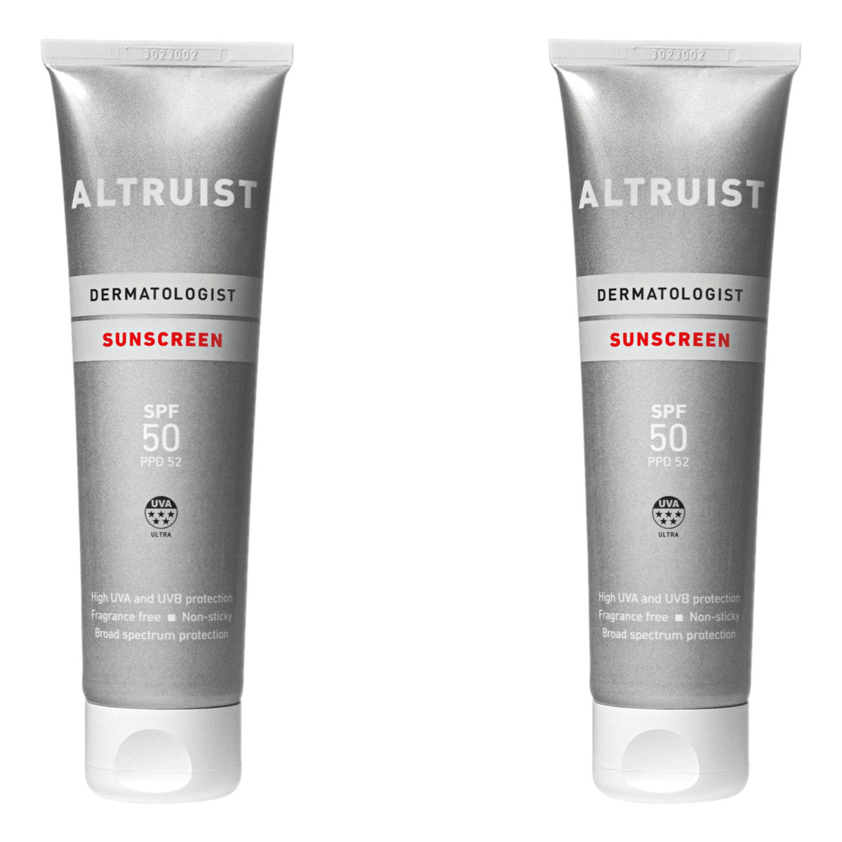 Altruist Dermatologist Sunscreen SPF 50 Krem przeciwsłoneczny ochronny z filtrami 2x100ml