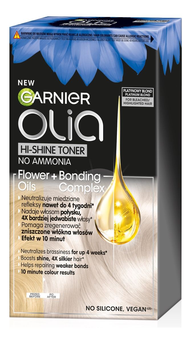 Olia hi-shine toner do włosów blond-platynowy blond 1op.