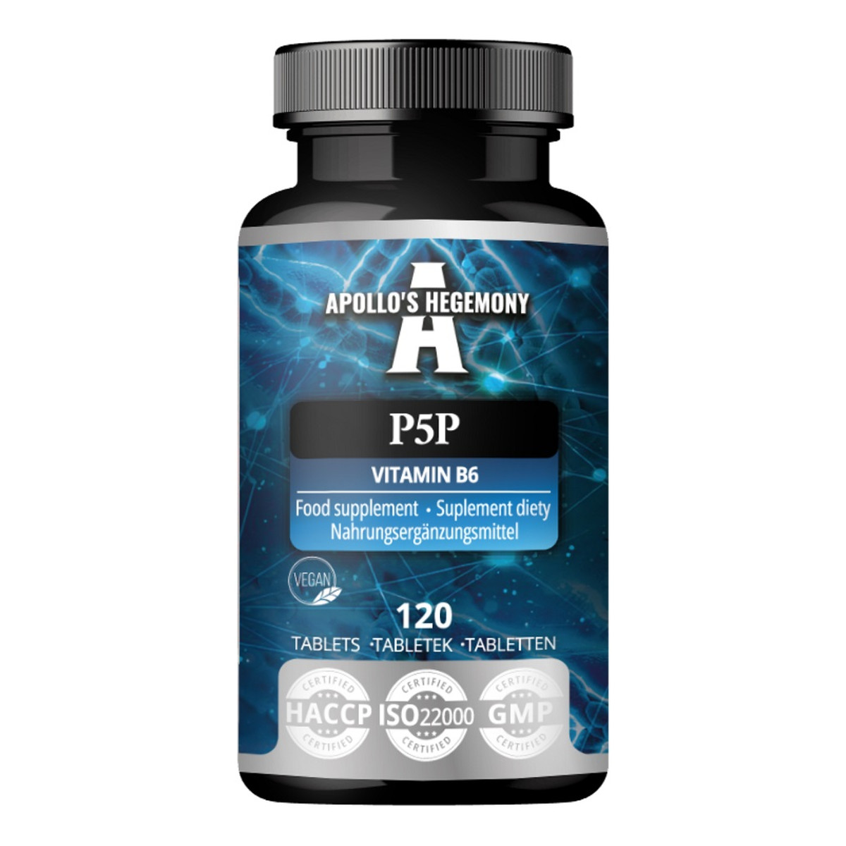 Apollo's Hegemony P5P suplement diety 120 Tabletek