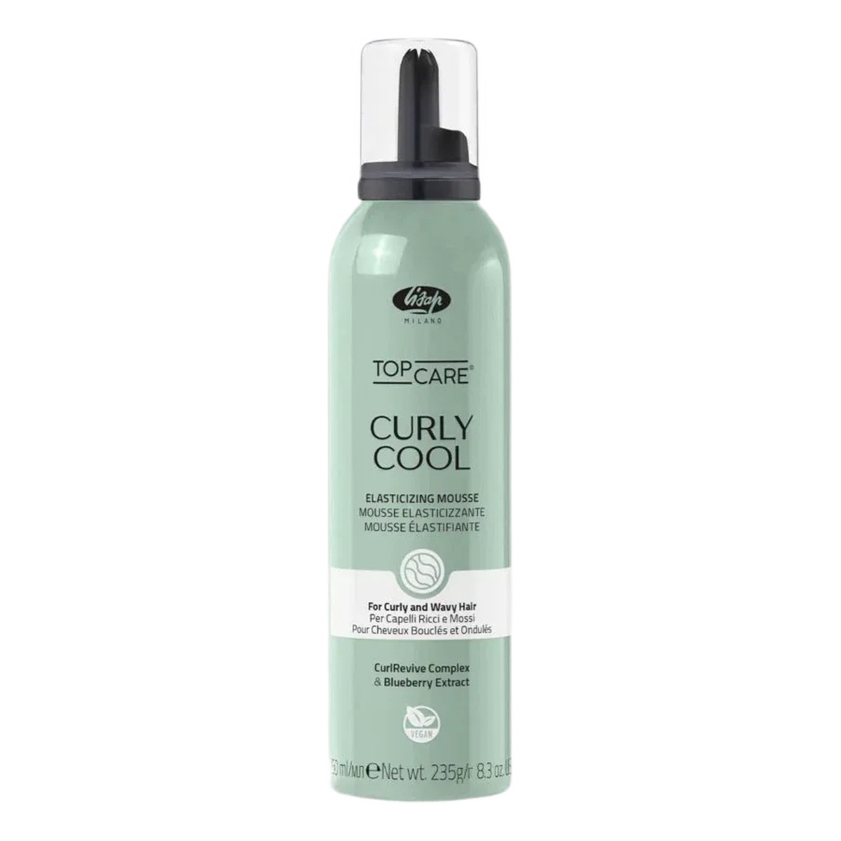 Lisap Top Care Curly Cool pianka podkreślająca skręt do włosów kręconych 250ml