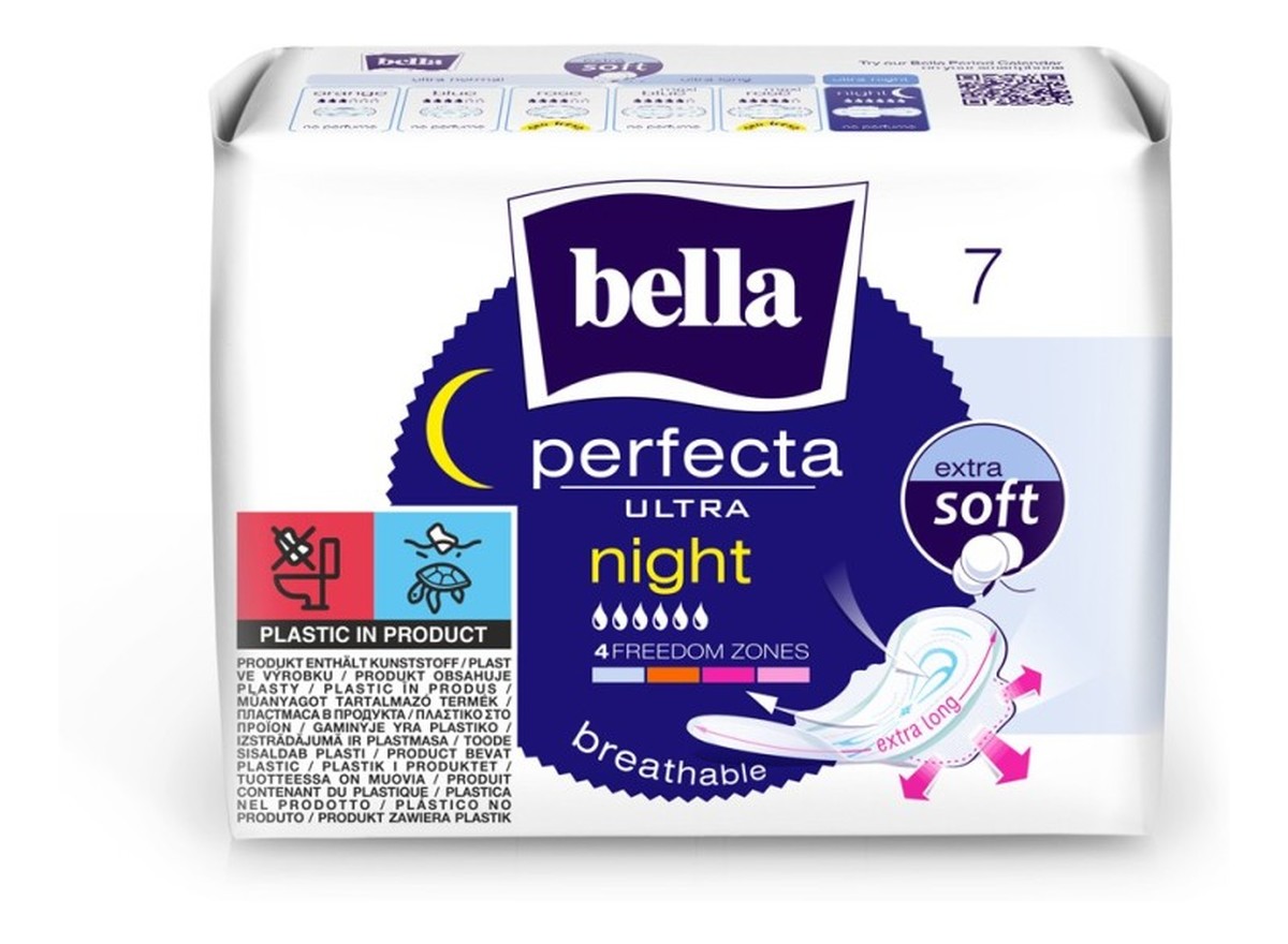 Podpaski Ultra Night Extra Soft 7szt