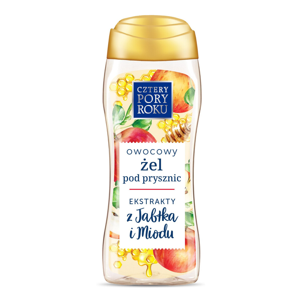 Cztery Pory Roku Żel pod prysznic Owocowy Jabłko i miód 300ml