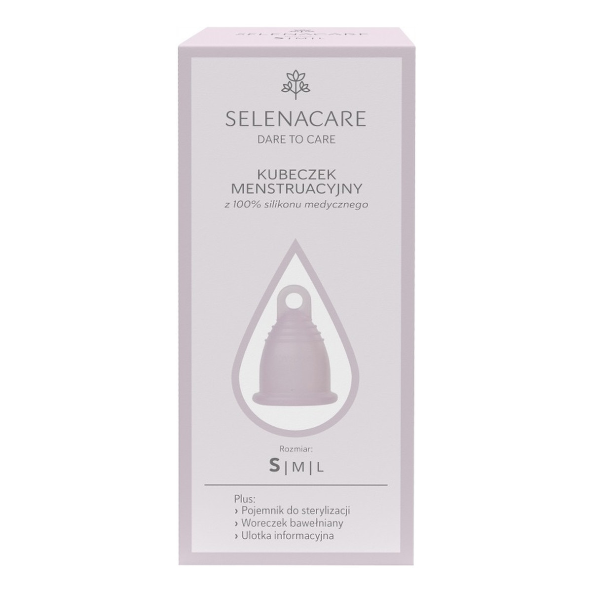 Selenacare Premium kubeczek menstruacyjny z silikonu medycznego s