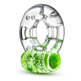 Play with me arouser vibrating c-ring wibrująca opaska na penisa green