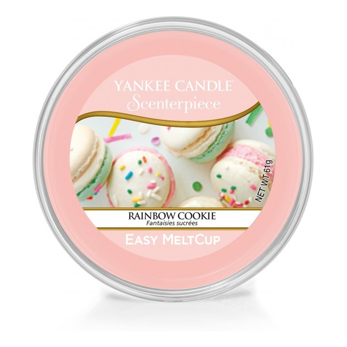 Yankee Candle Scenterpiece Easy Melt Cup wosk do elektrycznego kominka Rainbow Cookie 61g