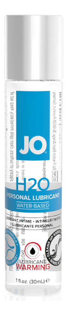 H2o warming personal lubricant lubrykant rozgrzewający