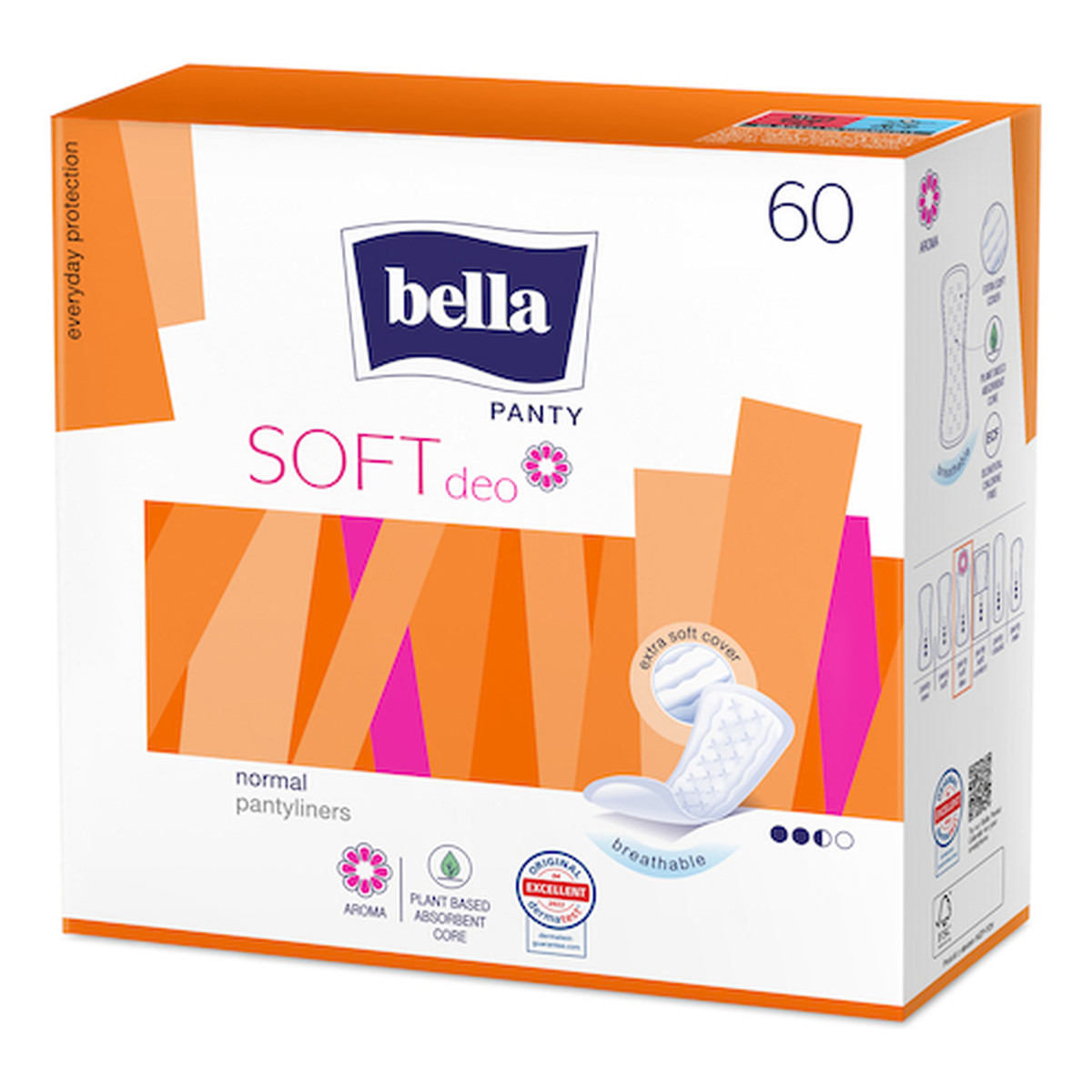 Bella Panty Soft Deo Wkładki higieniczne 60szt