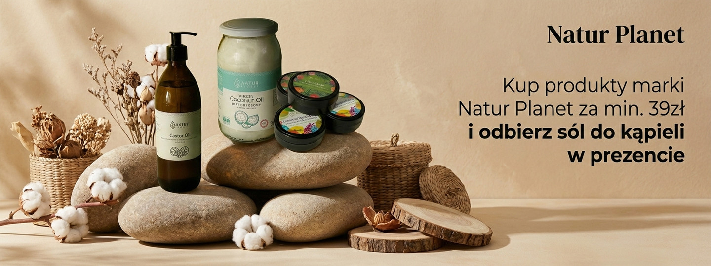 Koszyk Natur Planet min. 39zł | Sól do kąpieli w PREZENCIE