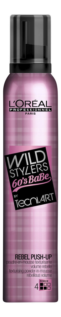 Wild Stylers 60's Babe teksturyzujący puder w piance z efektem dzikiej objętości 4 Rebellious Volume