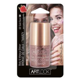 Brokat do ciała Brokat do twarzy ciała i włosów w złotym kolorze