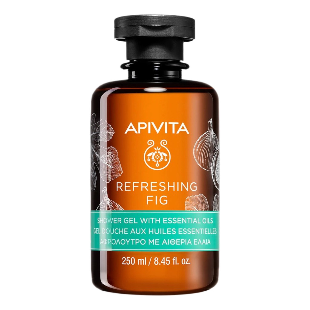 Apivita Refreshing Fig Shower Gel with Essential Oils odświeżający Żel pod prysznic z olejkami eterycznymi 250ml