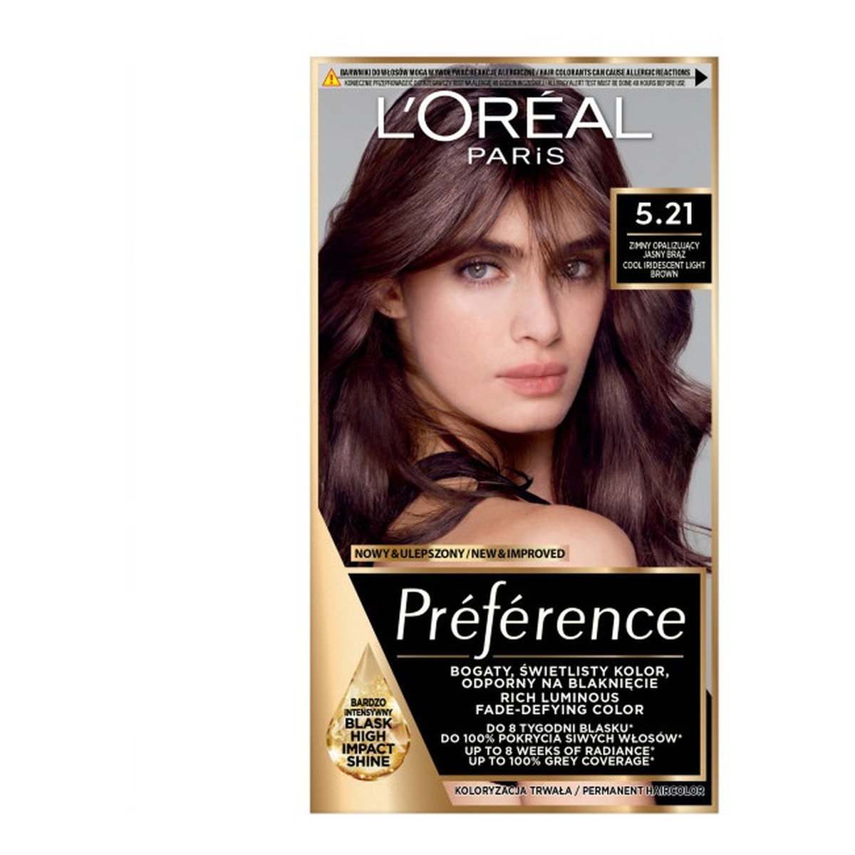 L'Oreal Paris Preference farba do włosów 5.21 light brown