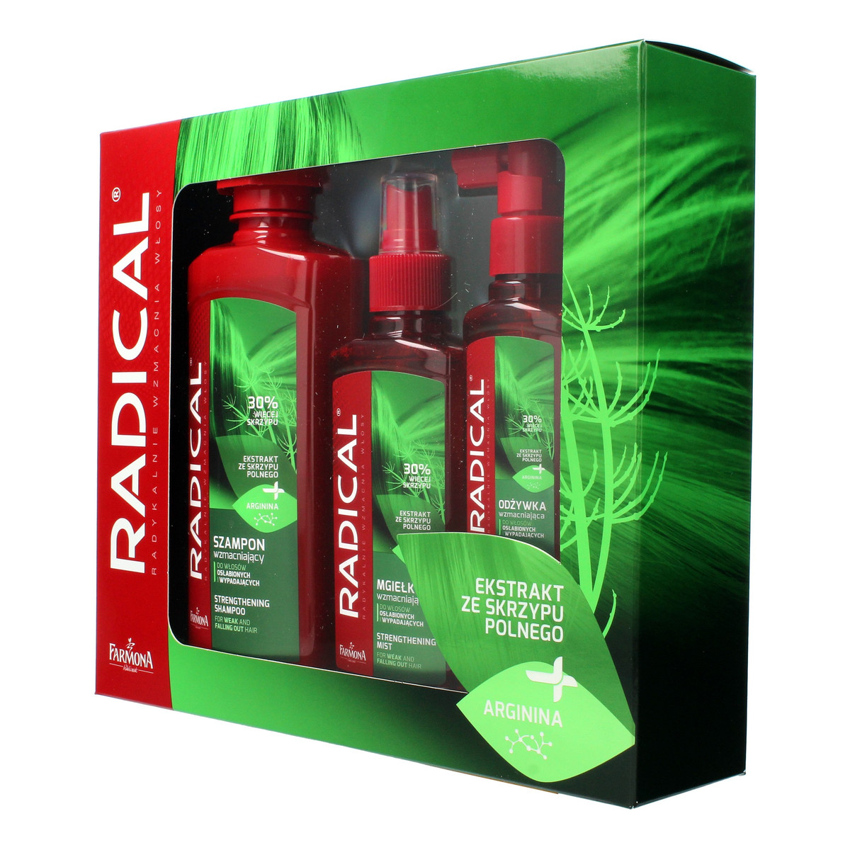 Farmona Zestaw prezentowy Radical (szampon 400ml+mgiełka 200ml+odżywka 100ml)