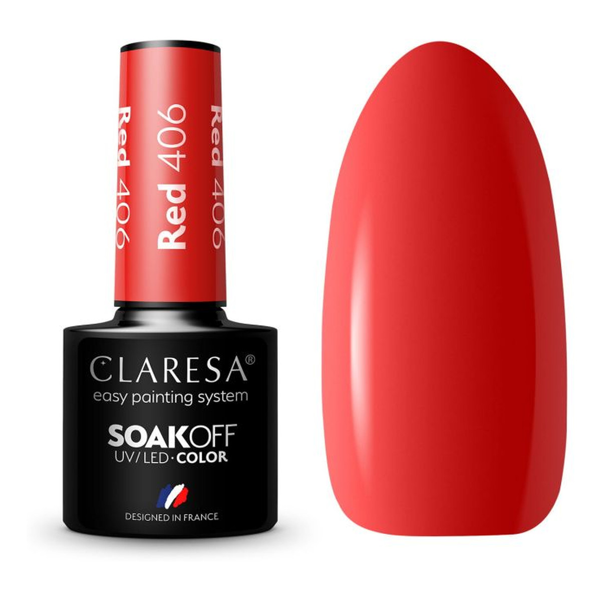 Claresa Red Lakier Hybrydowy 5ml