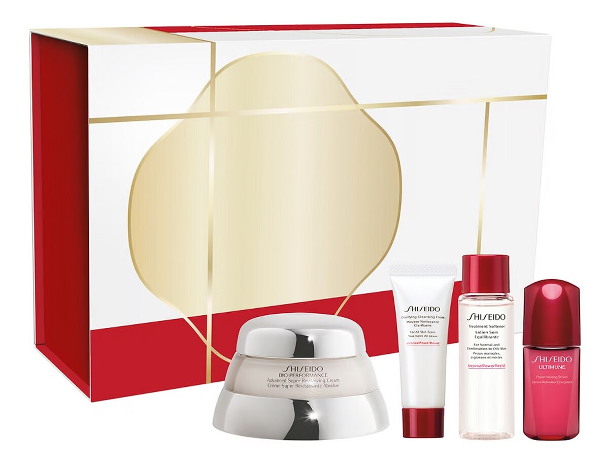 Zestaw krem przeciwstarzeniowy 50ml + pianka oczyszczająca 5ml + lotion do twarzy 7ml + serum przeciwstarzeniowe 10ml