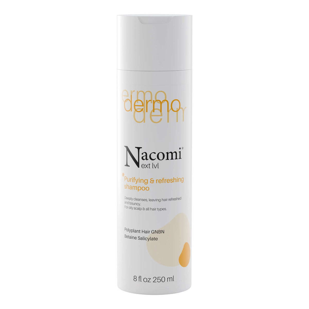 Nacomi Next Level Dermo Szampon do włosów - Oczyszczający & odświeżający 250ml