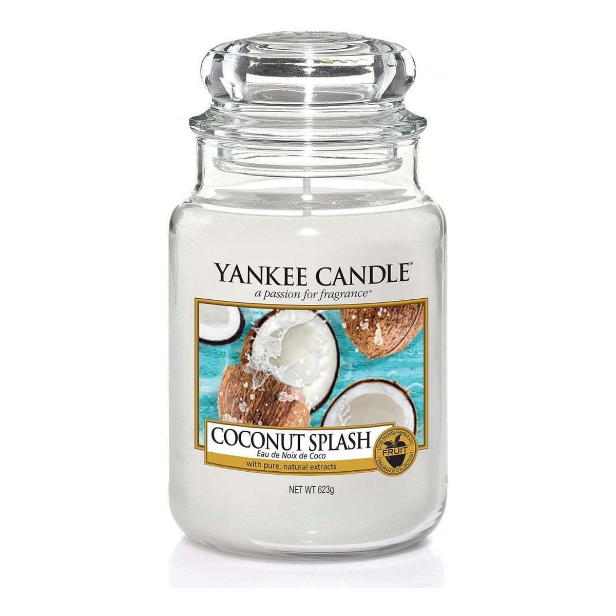 Yankee Candle Large Jar duża świeczka zapachowa Coconut Splash 623g