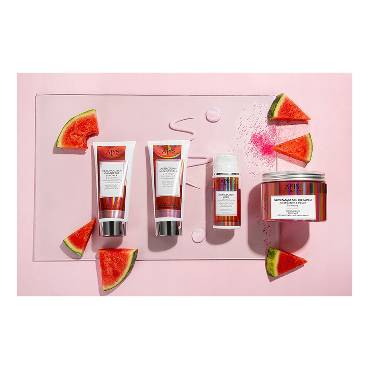 Apis Arbuzowe Orzeźwienie arbuzowy peeling do ciała z lawą wulkaniczną 200ml