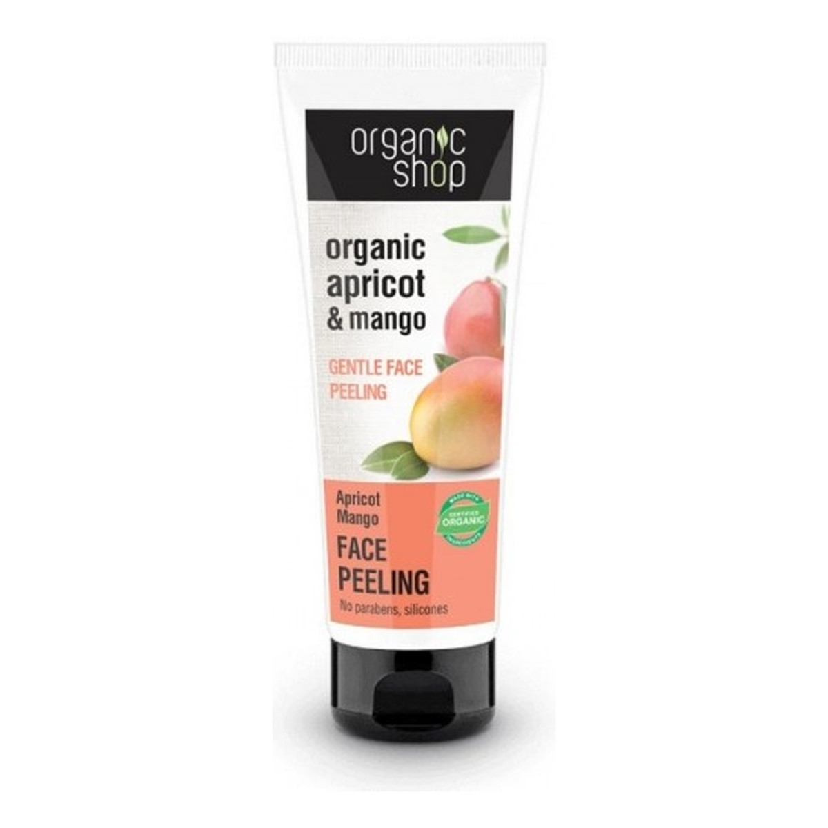 Organic Shop Morela i Mango Delikatny Peeling Do Twarzy 75ml