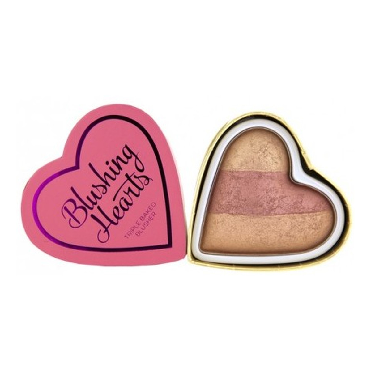 Makeup Revolution Blushing Hearts Peachy Keen Heart Róż Do Policzków 10g