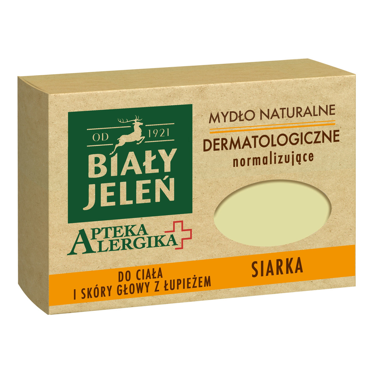 Biały Jeleń Apteka Alergika Hipoalergiczne mydło z siarką