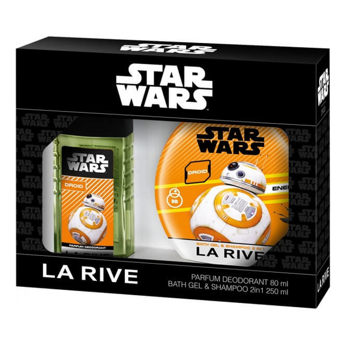 La Rive Disney Star Wars Droid zestaw prezentowy (dezodorant perfumowany 80ml + żel pod prysznic 2w1 250ml)