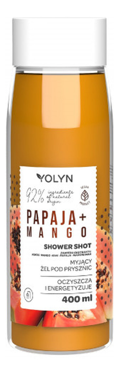 Shot Żel pod prysznic Papaja + Mango