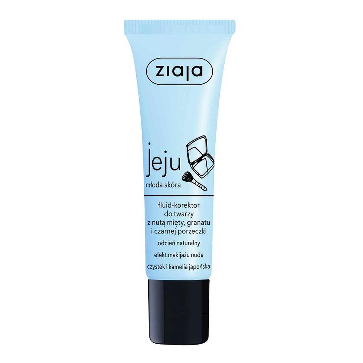 Ziaja Jeju Fluid-Korektor Do Twarzy Z Nutą Mięty, Granatu I Czarnej Porzeczki Odcień Naturalny 30ml