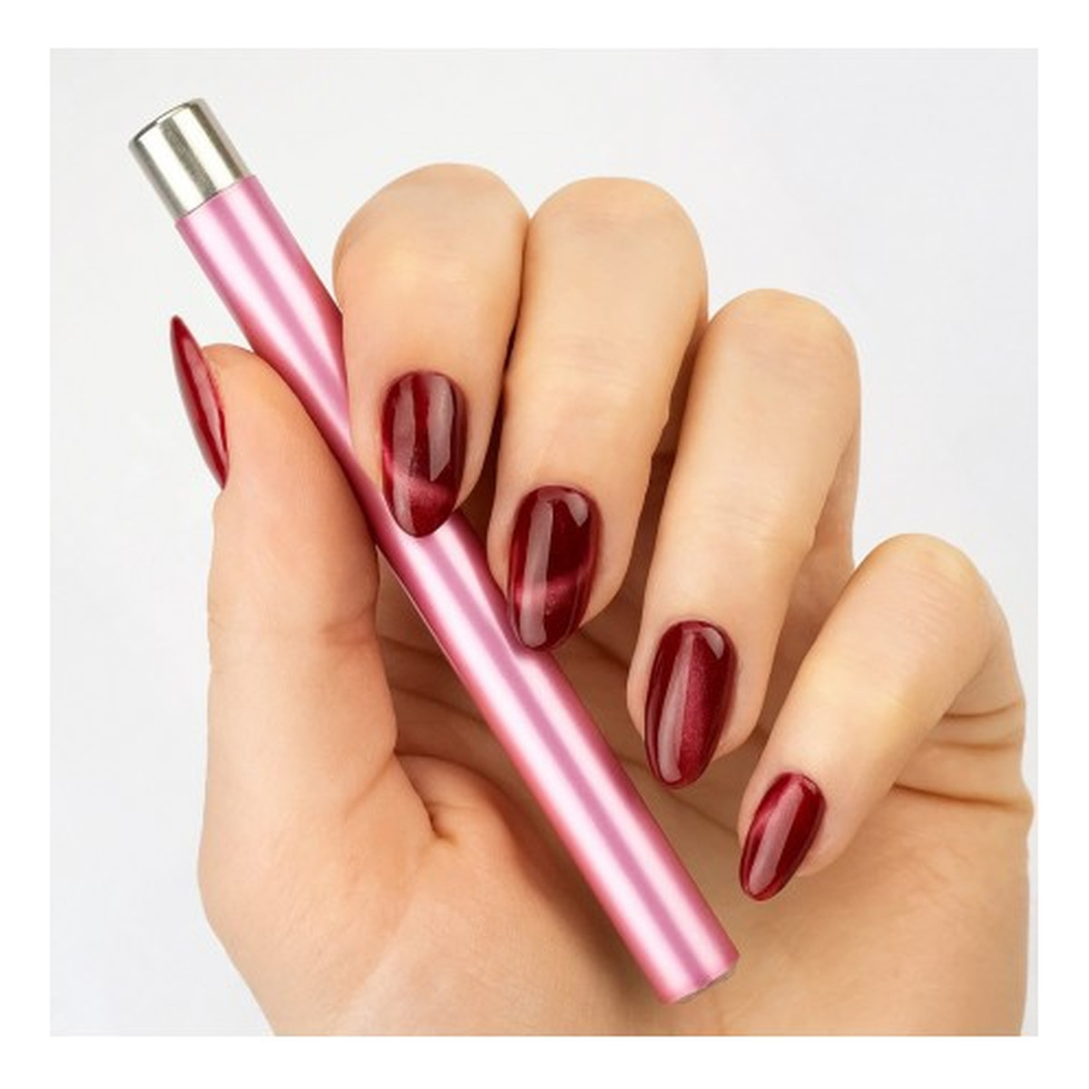 Allelac Magnetyzer 2w1 Walec Do kociego Oka Różowy