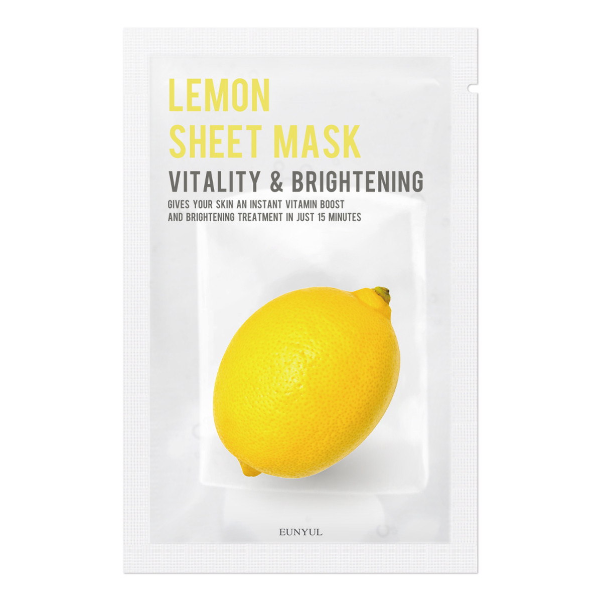 Eunyul Lemon Sheet Mask Rozjaśniająca maseczka w płachcie z cytryną 22ml