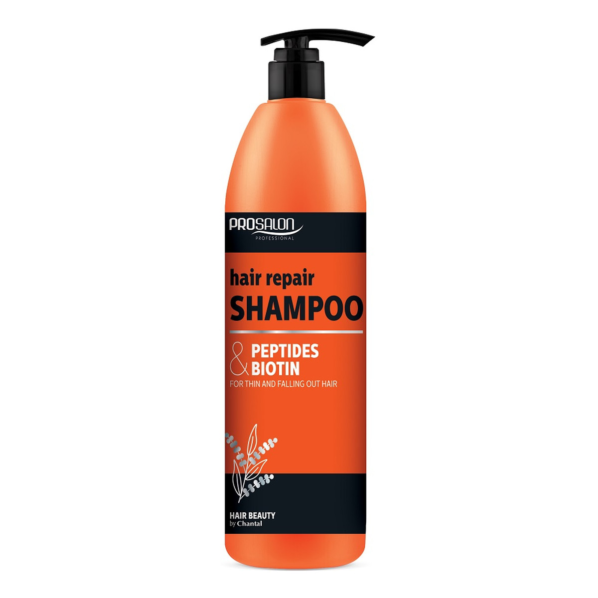 Chantal Profesional Prosalon Hair Repair Shampoo szampon naprawczy do włosów z peptydami i biotyną 1000ml