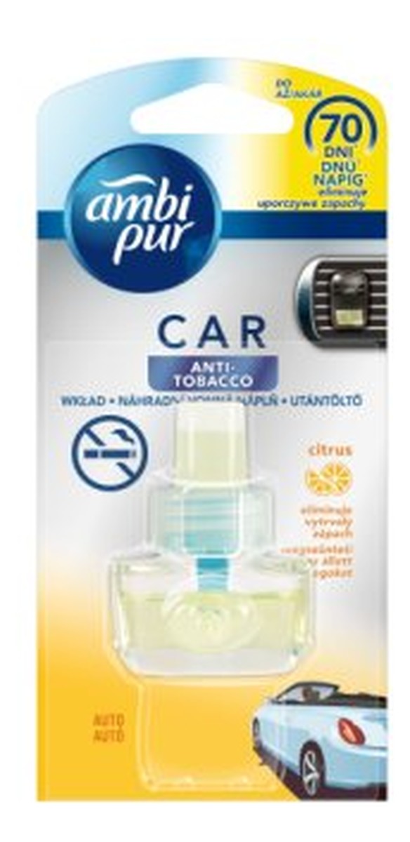 odświeżacz powietrza do samochodu wkład