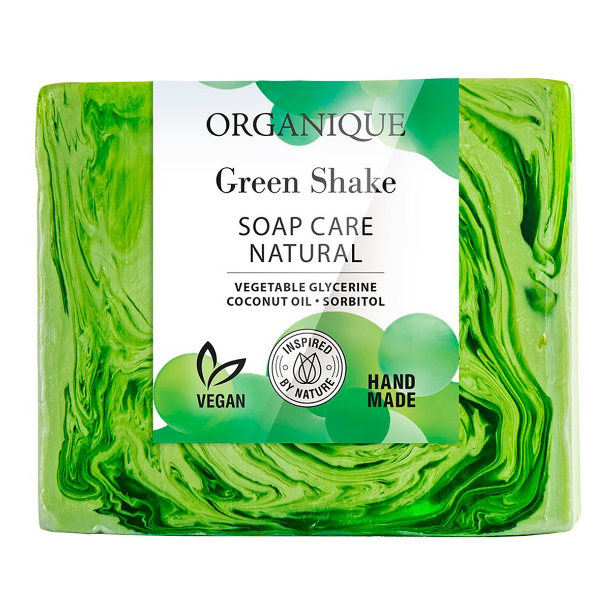 Organique Mydło naturalnie pielęgnujące green shake 100g