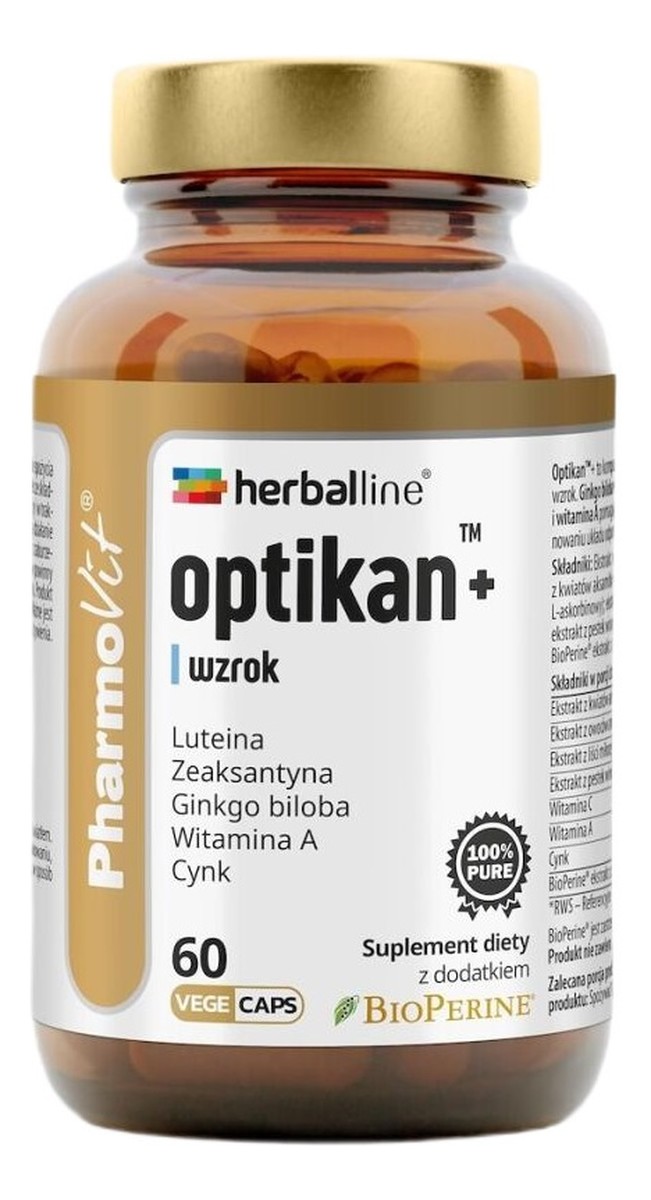 Optikan™+ suplement diety 60 Kapsułek